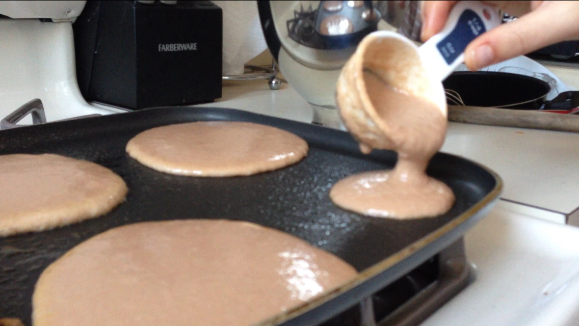 Chocolate Protein Pancake Recipe - Eat Teach Laugh Craft