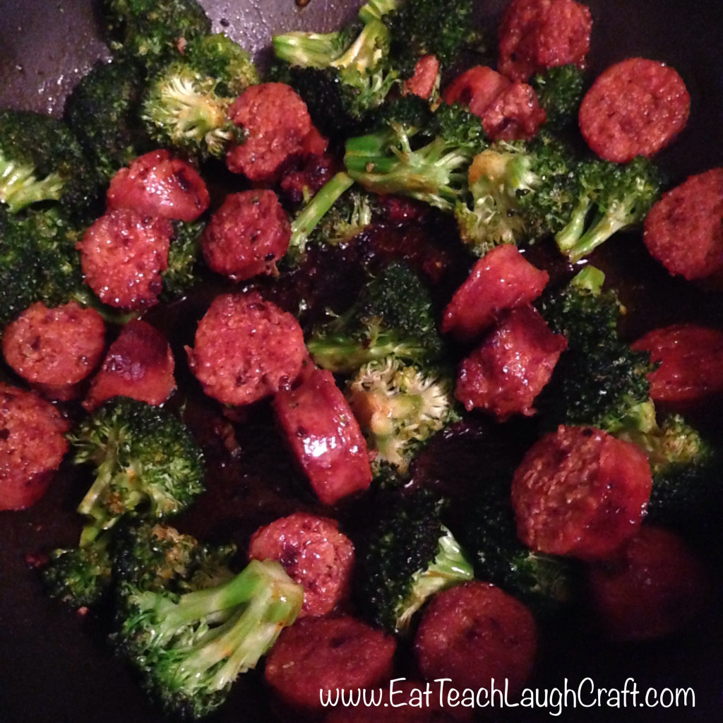 chorizo and broccoli