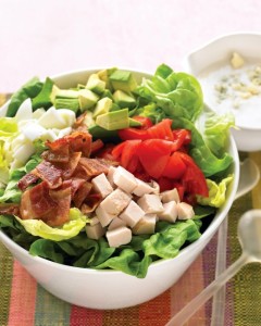 lighter cobb salad