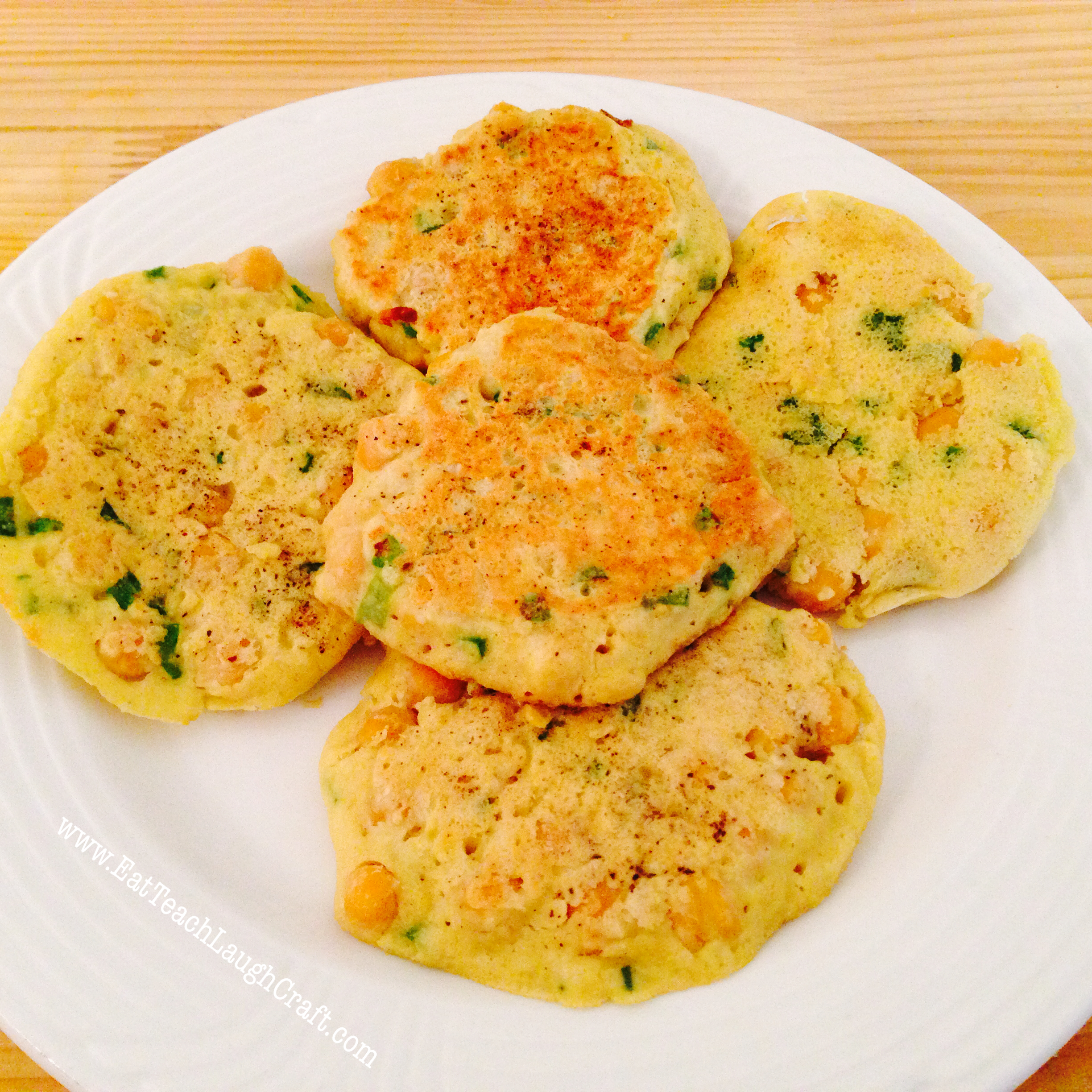 Chickpea Fritters Recipe - Eat Teach Laugh Craft