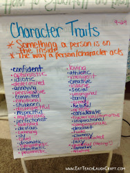 Categorizing Character Traits in a 5th Grade Class - Eat Teach Laugh Craft