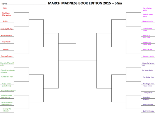 March Madness Book Edition - Part 2 - Eat Teach Laugh Craft